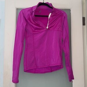 Warm dry fit long sleeve/ quarter zip